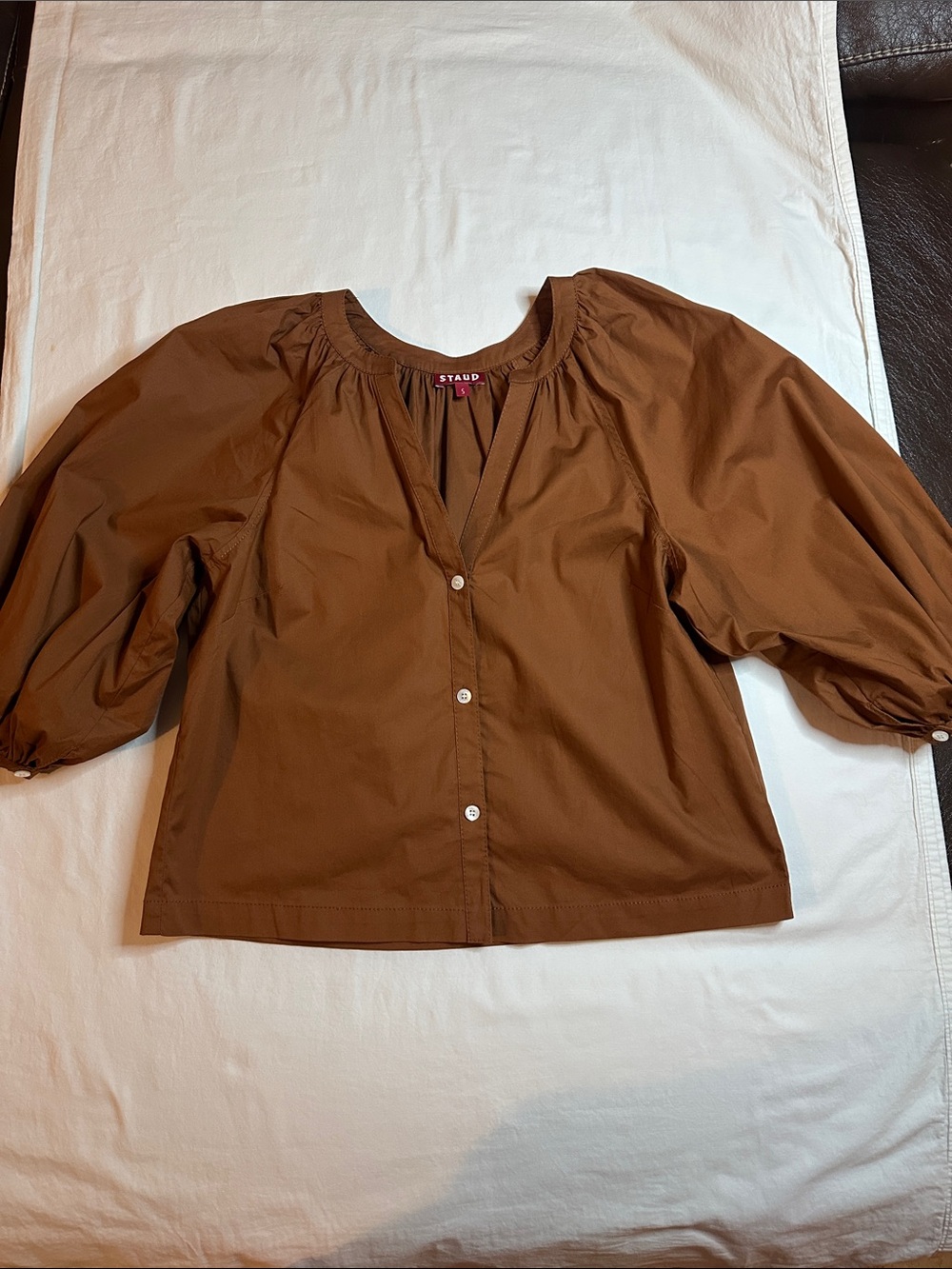 Staud Dill Poplin Top Size S - Picture 6 of 11
